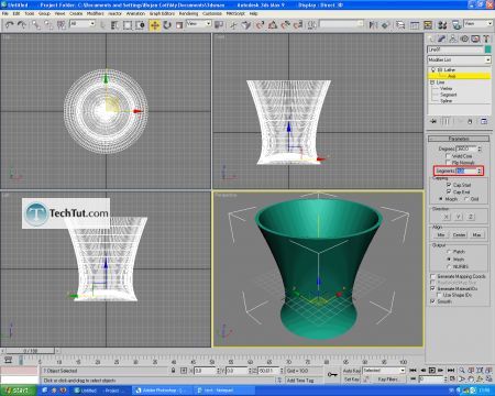 Tutorial Model 3D glass object, liquid and ice cubes part2 2