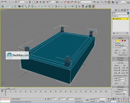 Tutorial Creating a bed in Max part 1 12