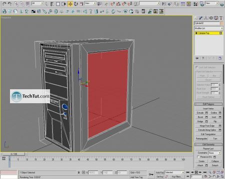 Tutorial Computer case object in 3D max part 2 12