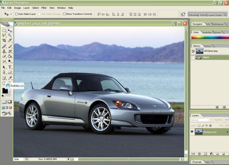 Car tuning photoshop tutorial replace rims
