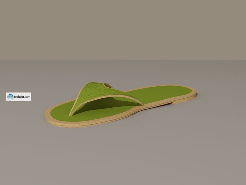 Create 3D sandal model