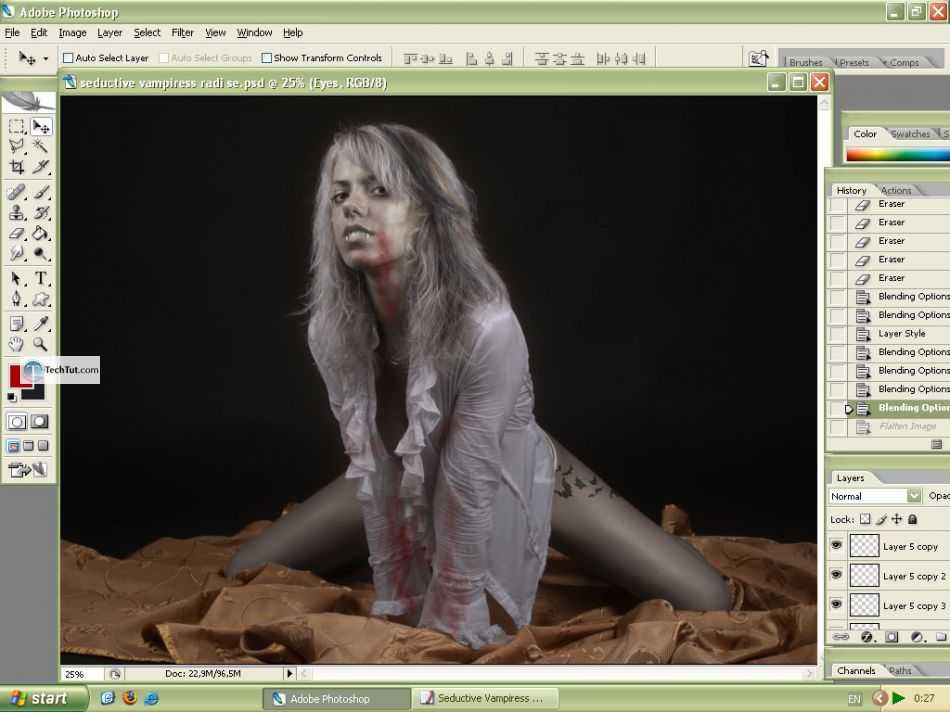 Create Seductive Vampire's in Photoshop