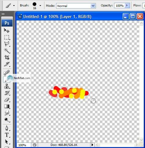Creating flames using Adobe Photoshop