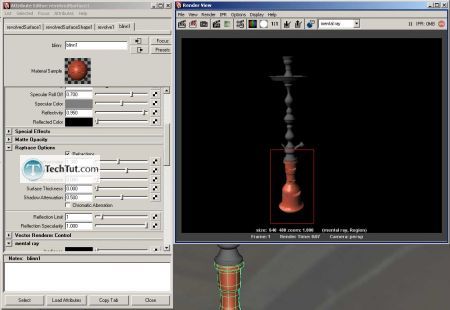 Tutorial Texture and render hookah 7