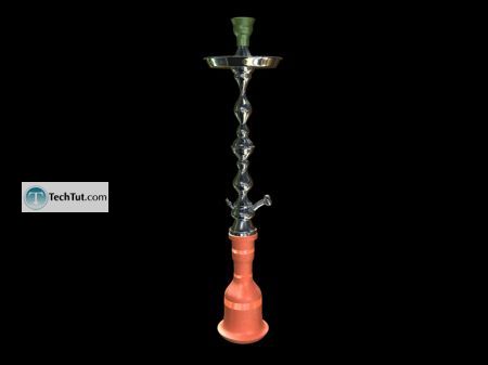 Tutorial Texture and render hookah 16