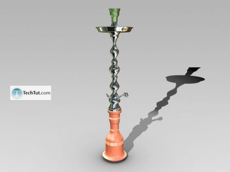 Tutorial Texture and render hookah 17