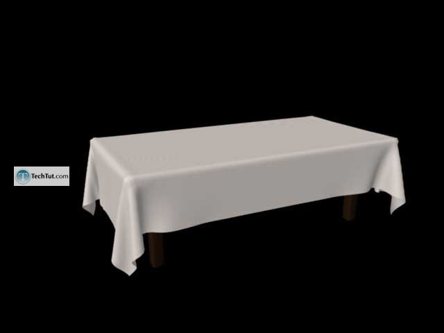 Create table cloth in maya