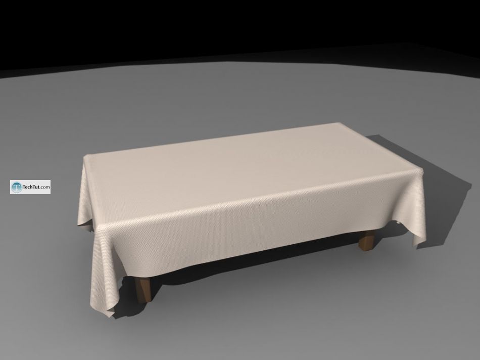 Create table cloth in maya