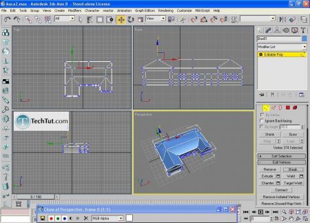 Tutorial Low poly house done in 3D max part 3 13