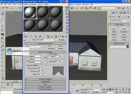 Tutorial Low poly house done in 3D max part 4 15