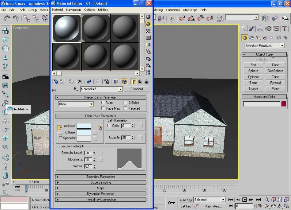 Create low poly house