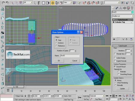 Tutorial Creating a bed in Max part 3 11