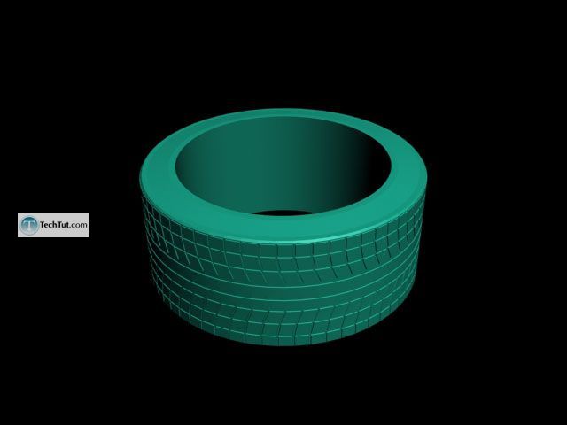 Easy way of creating rubber tire