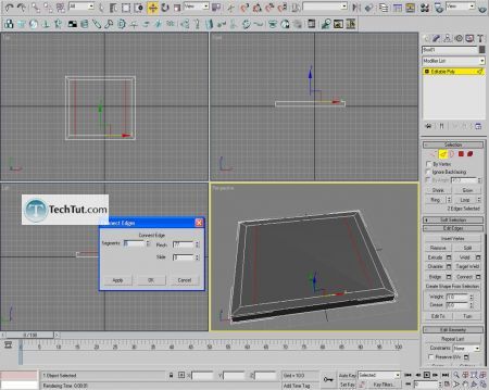 Tutorial Learn how to create table in 3D studio max 11
