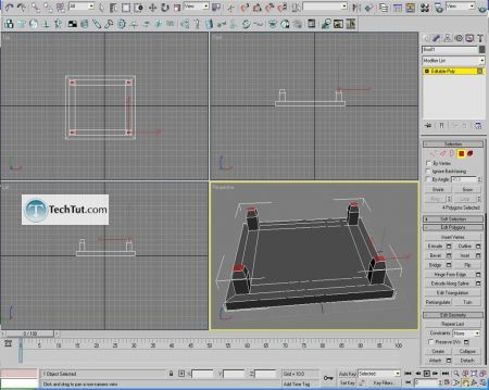 Tutorial Learn how to create table in 3D studio max 15