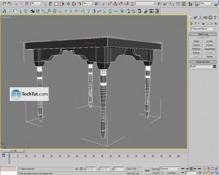 Tutorial Learn how to create table in 3D studio max 20