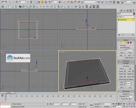 Tutorial Learn how to create table in 3D studio max 10