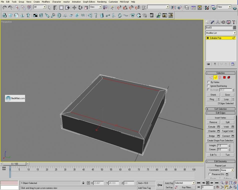 Learn how to create chair using 3D studio max