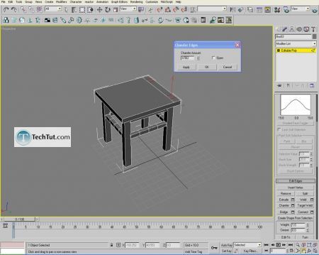 Tutorial Creating a chair object in 3D max part 1 13