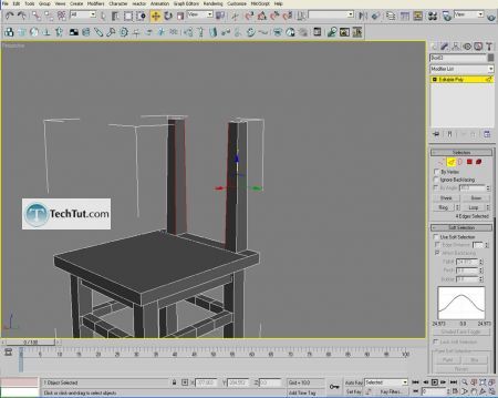 Tutorial Creating a chair object in 3D max part 2 1