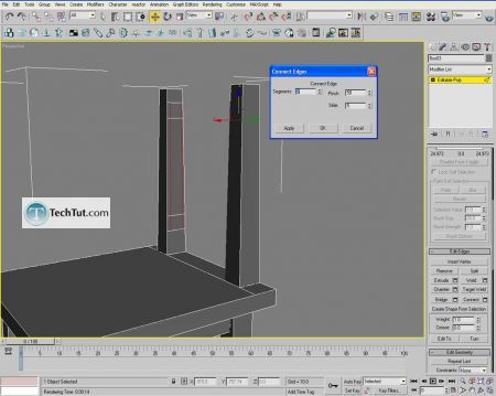 Tutorial Creating a chair object in 3D max part 2 3