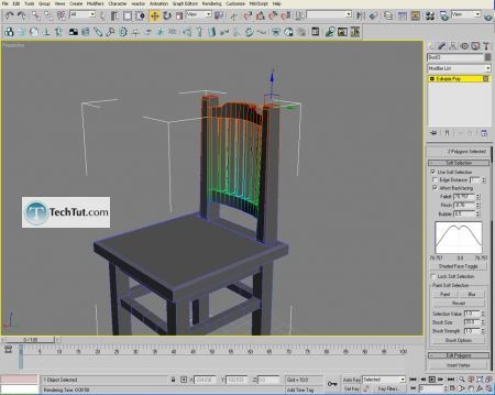 Tutorial Creating a chair object in 3D max part 2 10