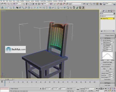 Tutorial Creating a chair object in 3D max part 2 11