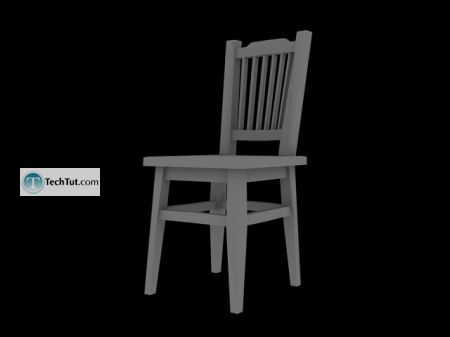 Tutorial Creating a chair object in 3D max part 2 13