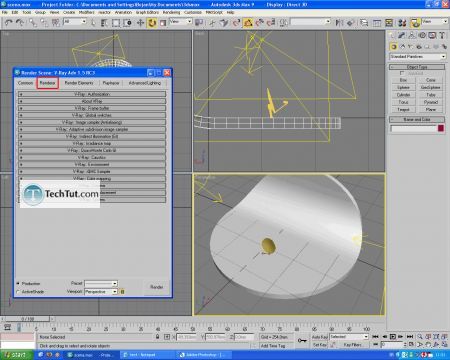 Tutorial Lighting and rendering satelite dish 8