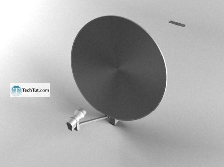 Tutorial Lighting and rendering satelite dish 9