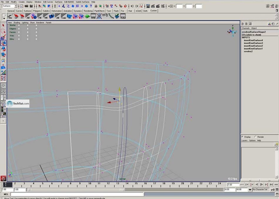 Create a coffee cup in Maya
