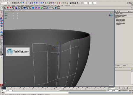 Tutorial Coffee cup model done in Maya part 1 10