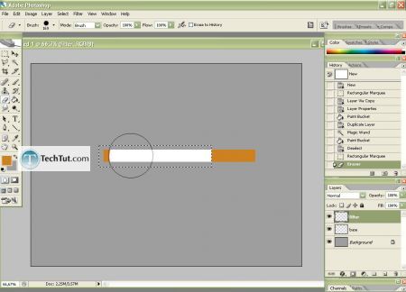Tutorial Create Cigarrete in Adobe Photoshop part 1 8