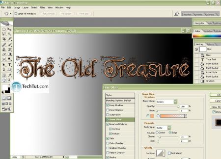 Tutorial The Old Treasure Text Effect in Photoshop 13