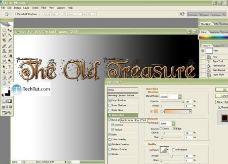 Tutorial The Old Treasure Text Effect in Photoshop 4
