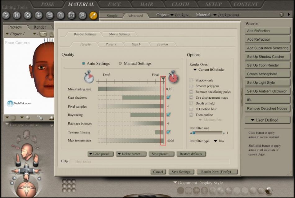 Creating hair in Poser