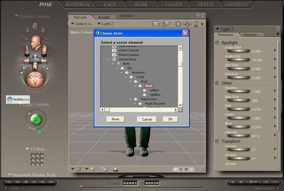 Poser tools for changing poses