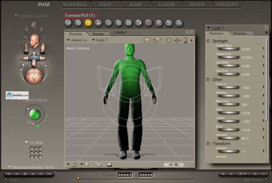 Poser tools for changing poses