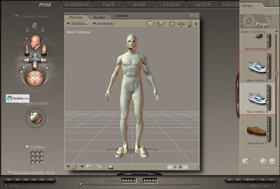 Using items from poser library