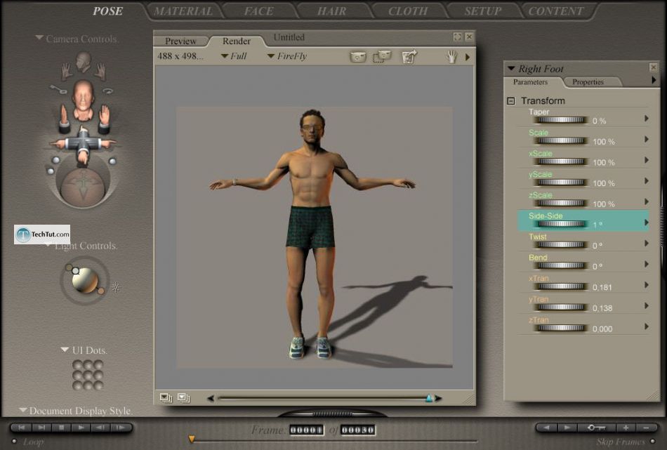 Using items from poser library