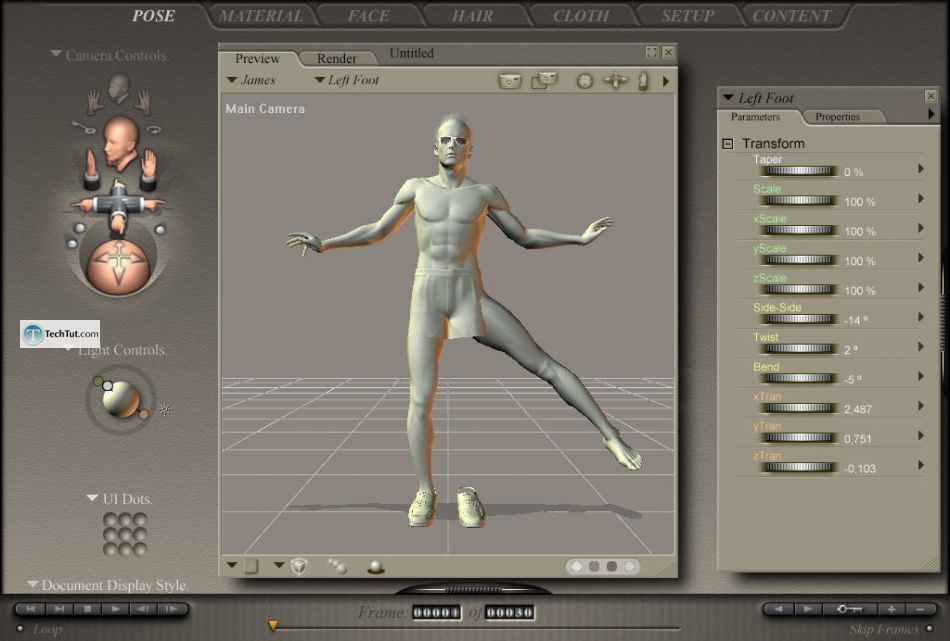 Using items from poser library