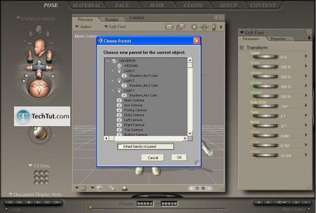 Tutorial Using items from poser library part 2 10