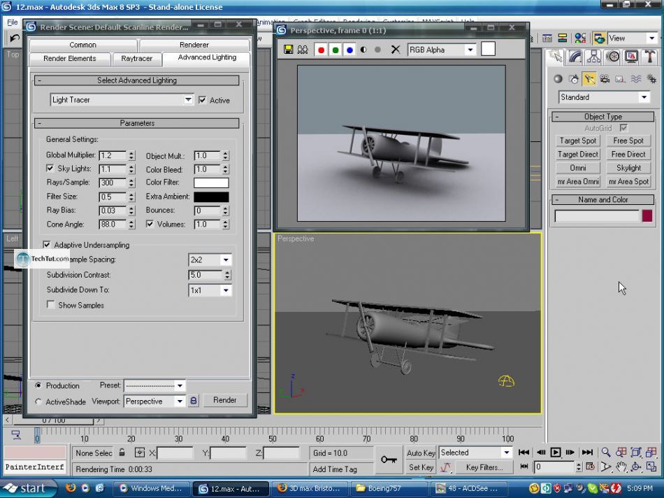 How to create airplane model