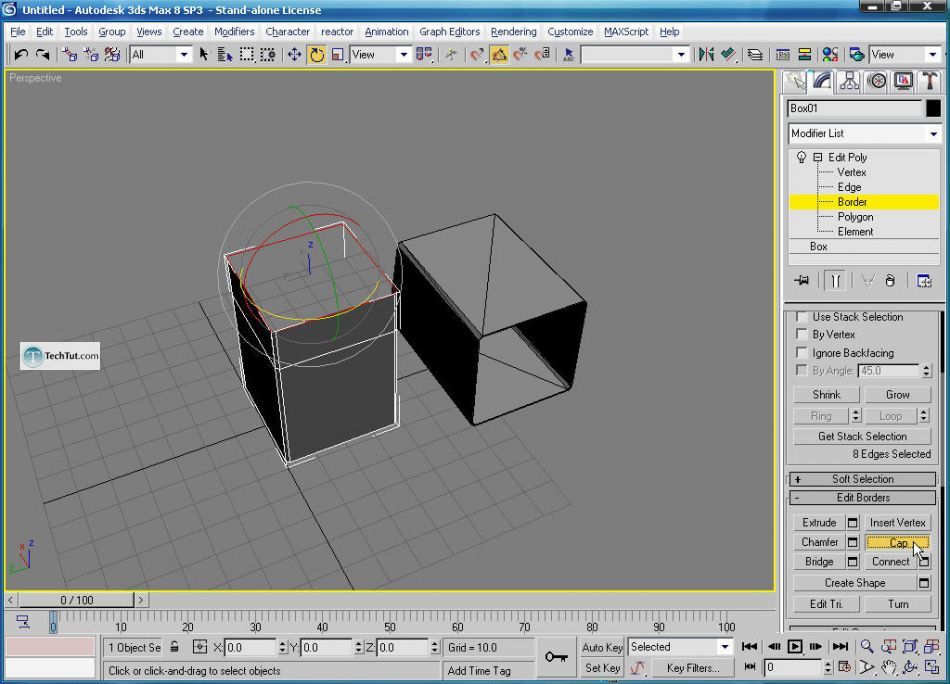 Lipstick model in 3D max