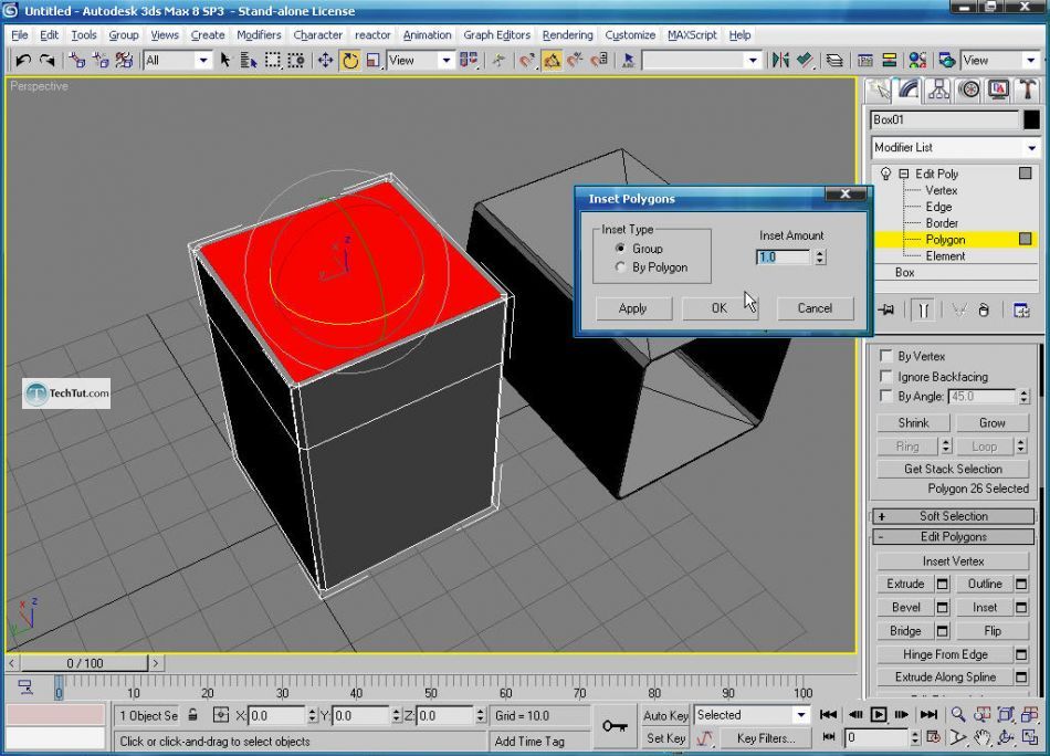 Lipstick model in 3D max