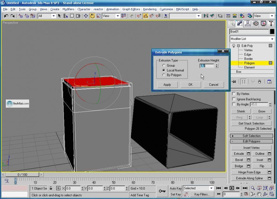Lipstick model in 3D max