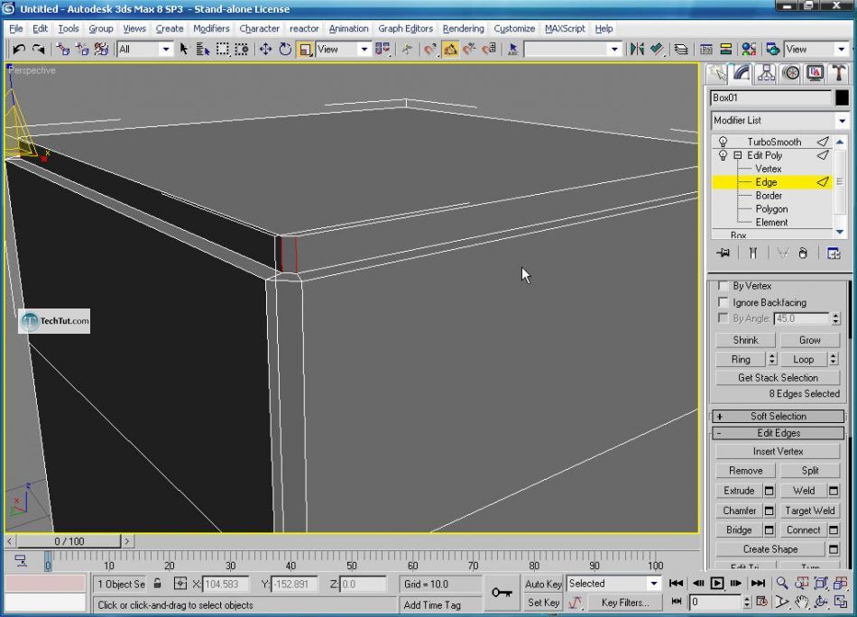 Lipstick model in 3D max