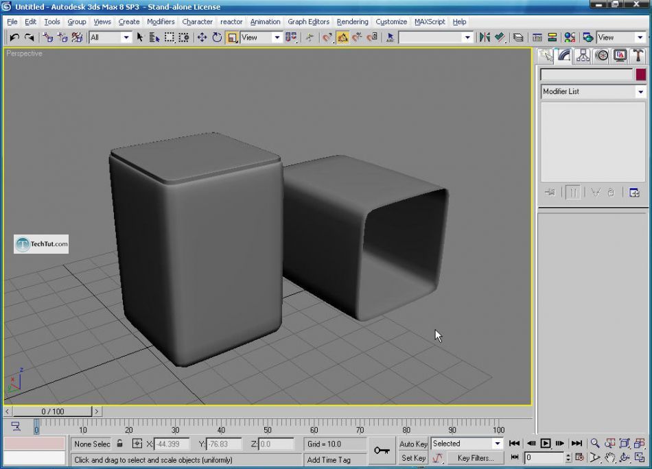 Lipstick model in 3D max