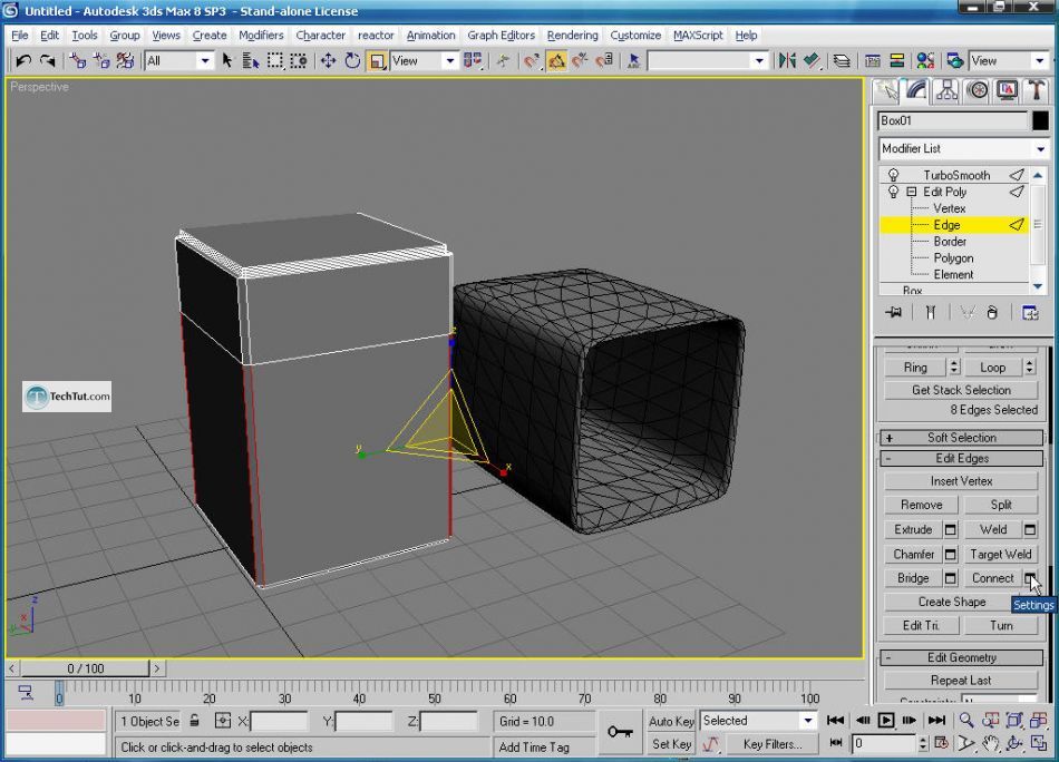Lipstick model in 3D max