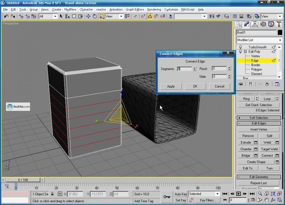 Lipstick model in 3D max